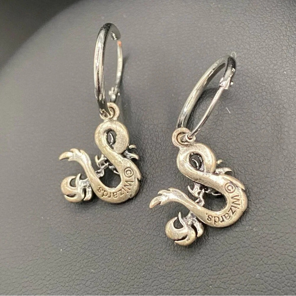Wizards Signed Dungeons and Dragons Huggie Mini Hoop Earrings - Picture 1 of 6
